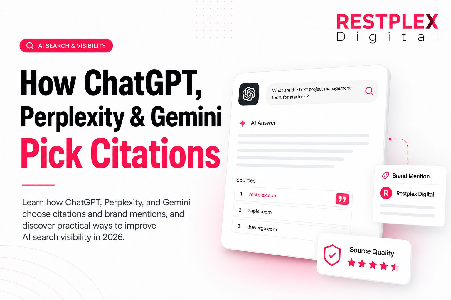 How ChatGPT, Perplexity & Gemini Pick Citations