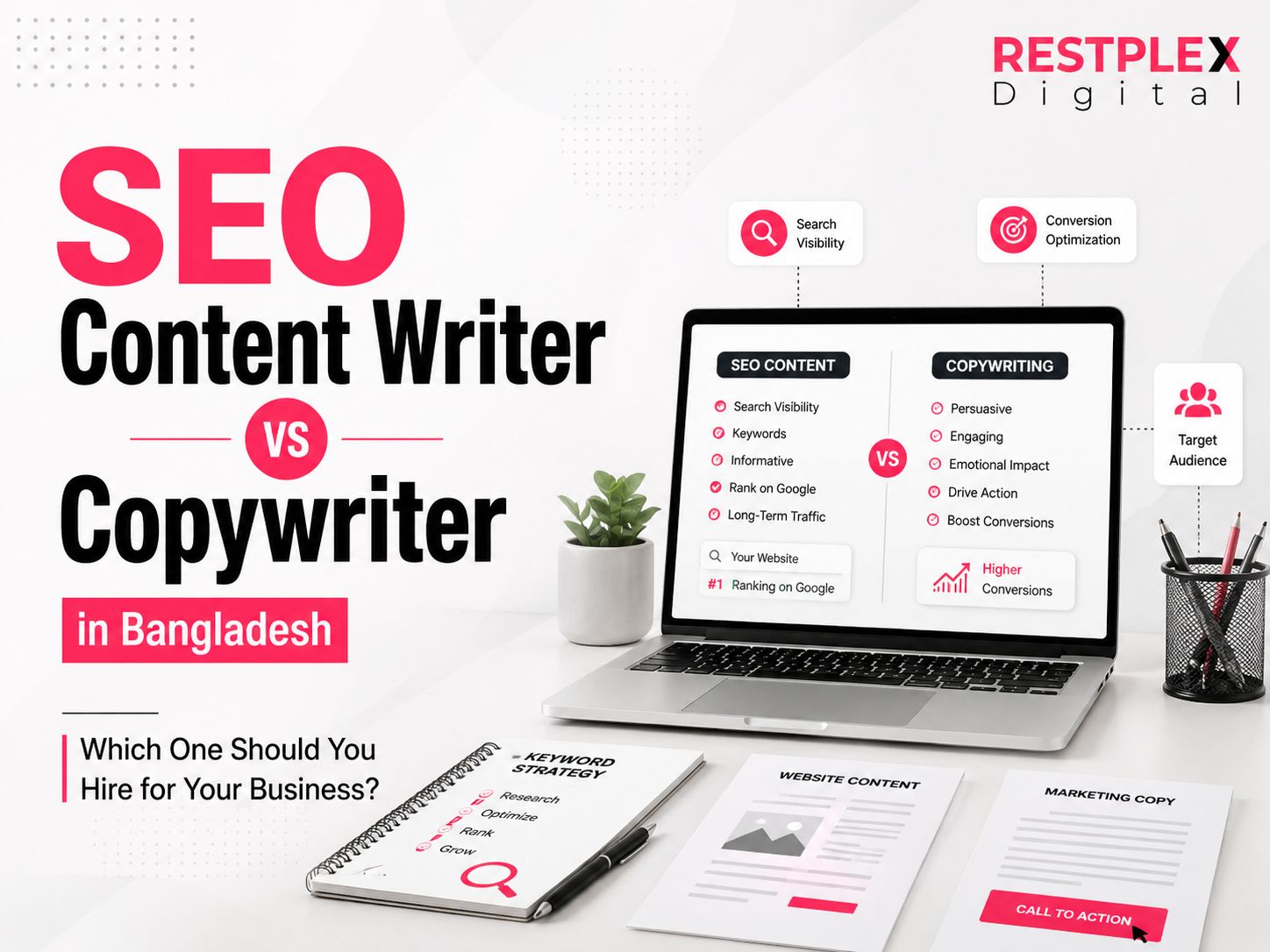 SEO Content Writer vs Copywriter in Bangladesh Who to Hire