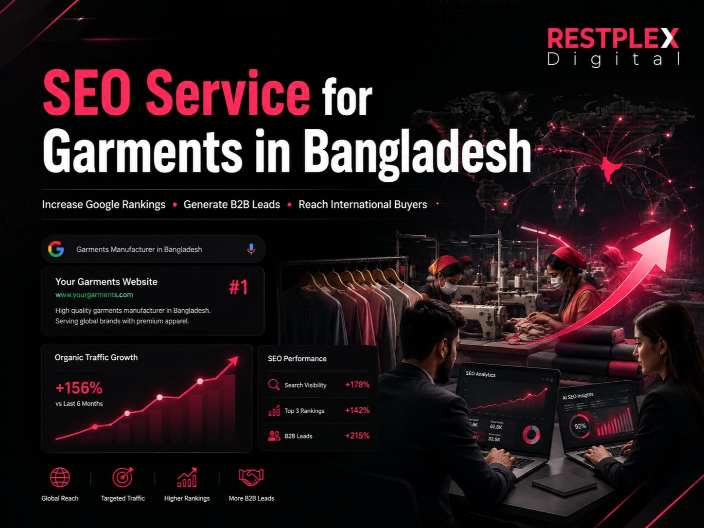 SEO Services for Garments Buying House in Bangladesh